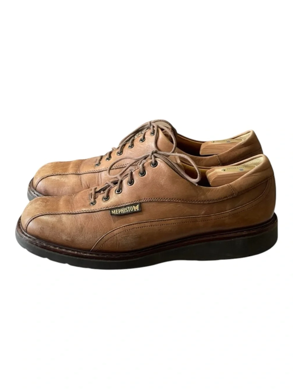 Mephisto ψ Abel Air Walk Goodyear Oxford Lace Up Shoes ψ Chestnut Leather ψ 9.5